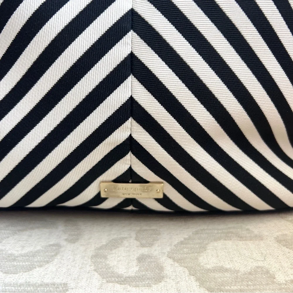 Kate Spade Sutton Black and White Satchel Bag